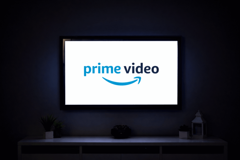 Prime Video app loading on smart TV screen